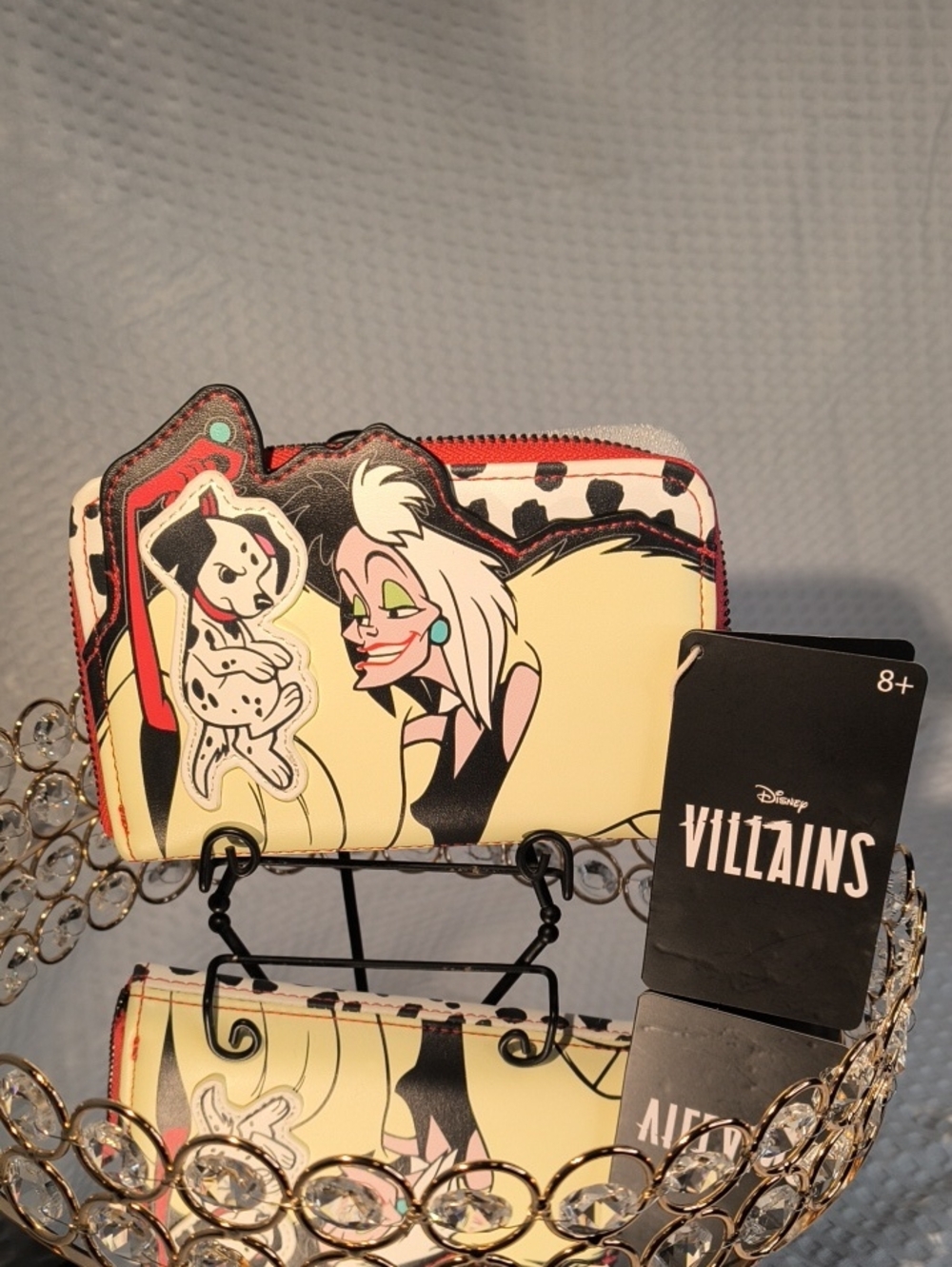 Loungefly X Disney 101 Dalmatians Cruella De Ville Zippered Wallet Villains